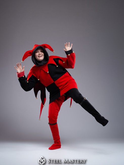 Medieval court shop jester costume
